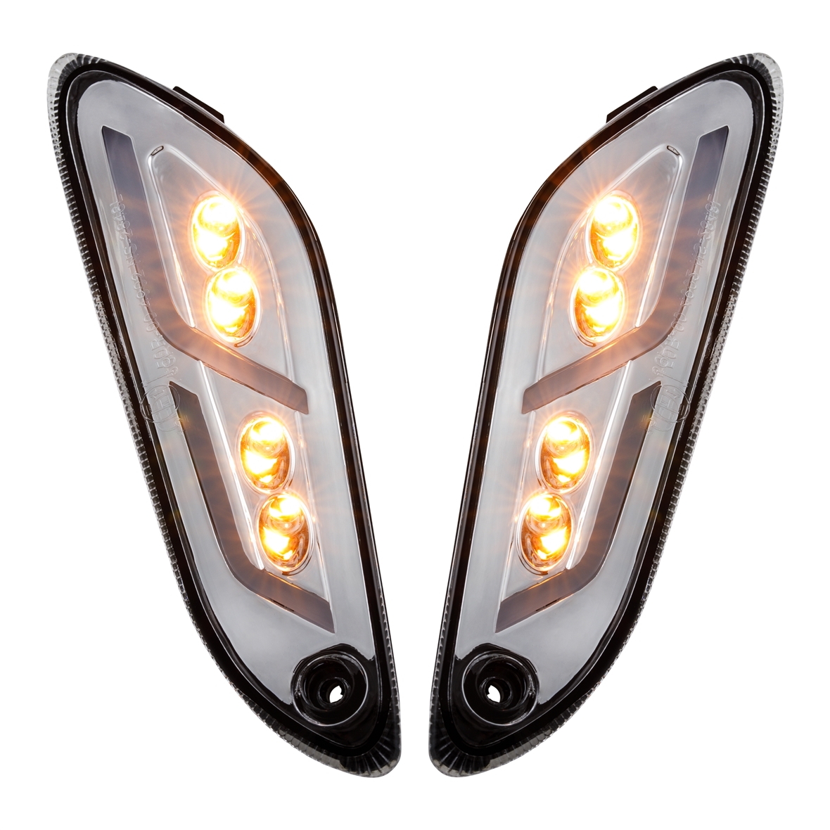 Turn signal kit rear left / right LED clear for Vespa Primavera / Sprint 125-150cc SIP Style