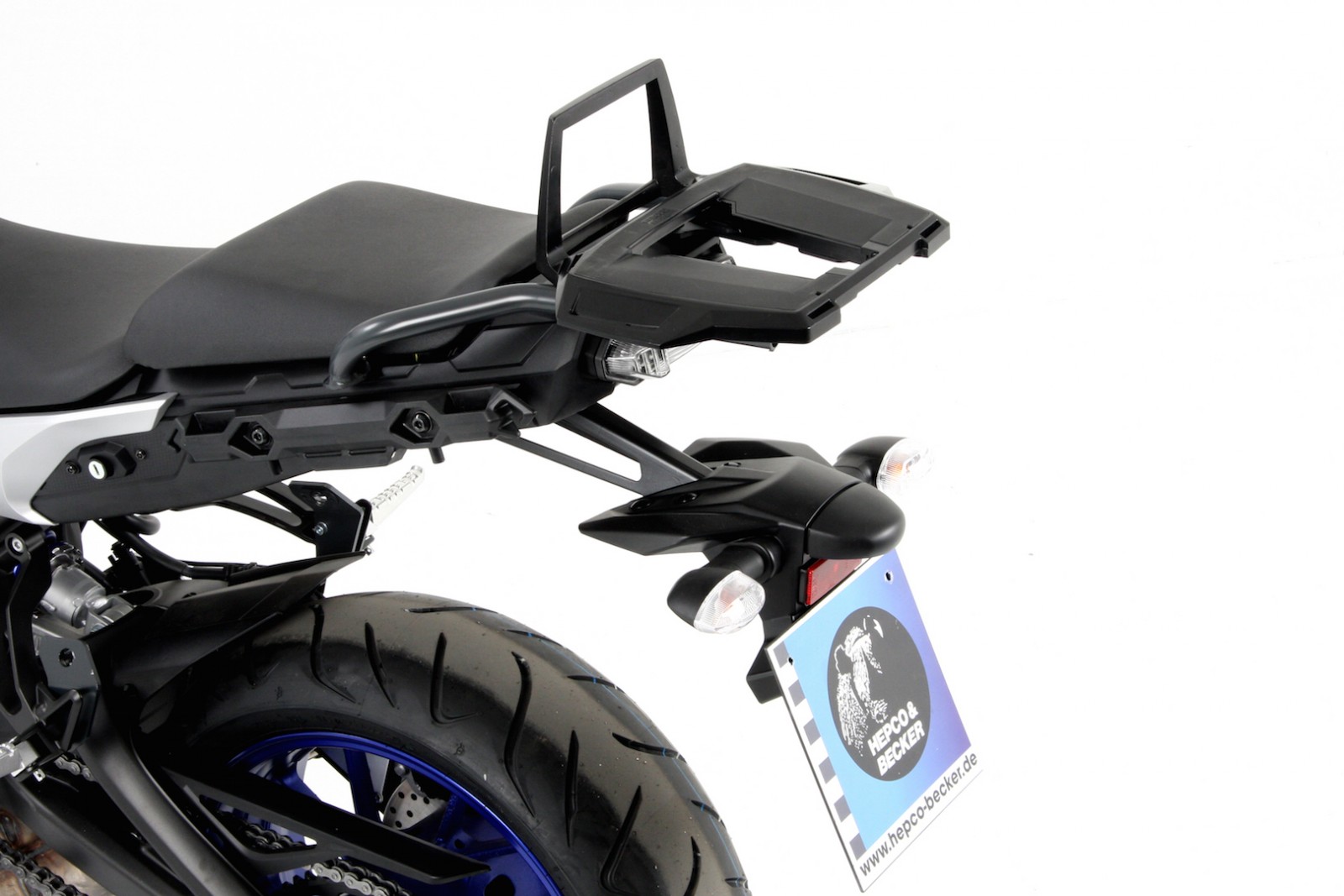 Alurack topcasecarrier anthracite for Yamaha MT-09 Tracer ABS (Bj.15-) Hepco & Becker