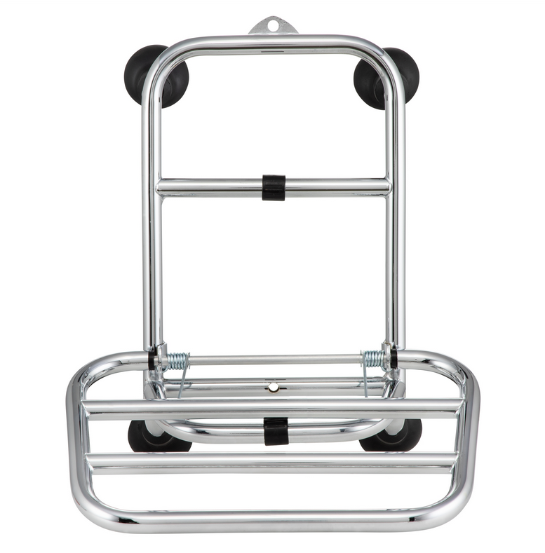 Front luggage rack for Vespa GTS /GTS Super HPE /GTV 125/300 ('19-), foldable, chrome