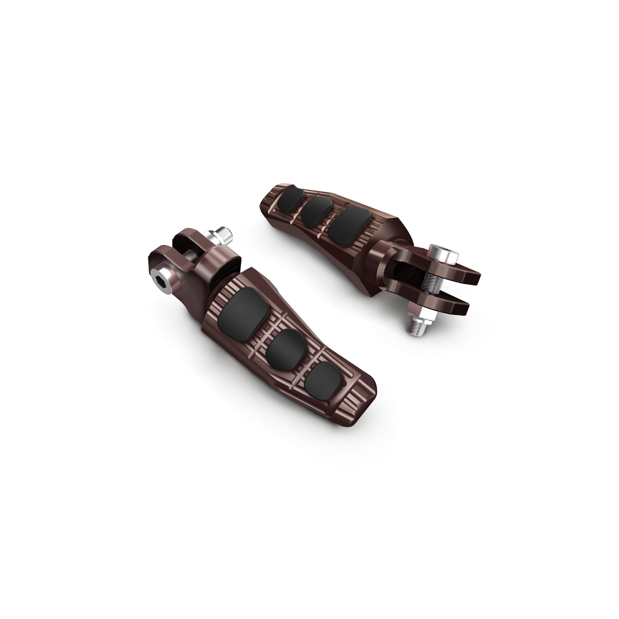 Billet Touring Rider Footpegs Tech Bronze Original Yamaha