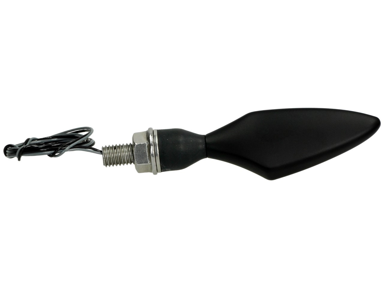 Kellermann turn signal, Rhombus Extreme, steel, LED, VR/HL, 12 V, black satin, M8x20, E-tested