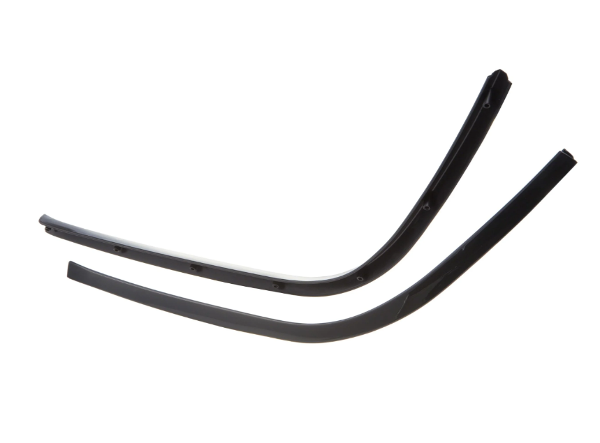 Mono slot tube leg shield & kick plate for Elettrica/Primavera/Sprint 50-150cc, black shine