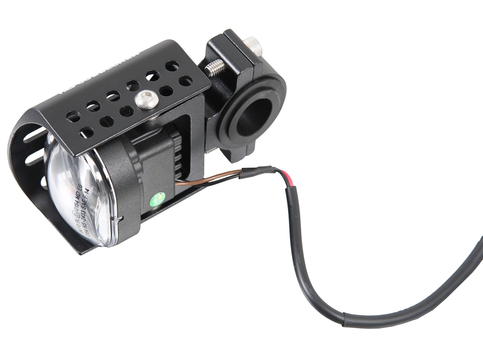 LED auxiliary headlights (set) incl. universal mounting set for BMW F 850 GS (Bj.18-) Original Hepco