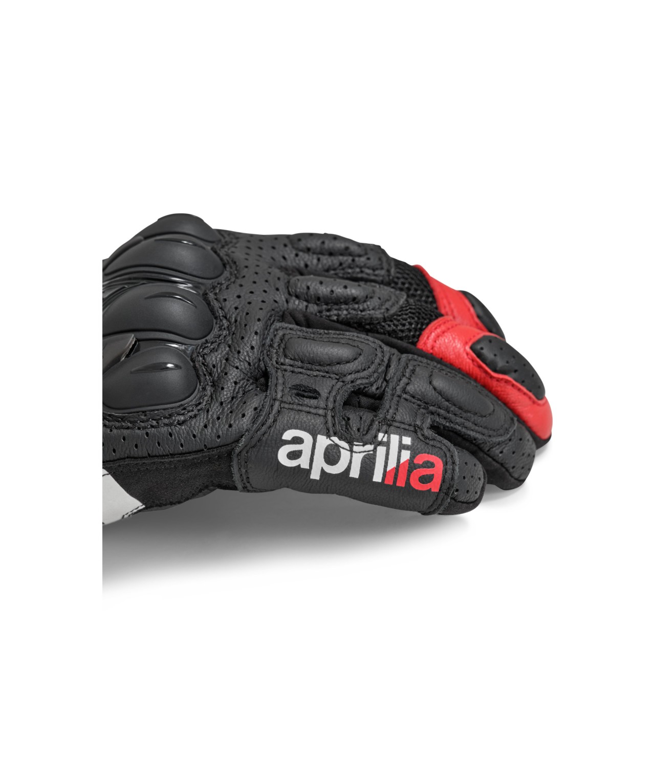 Aprilia long leather gloves Throttle by Alpinestars