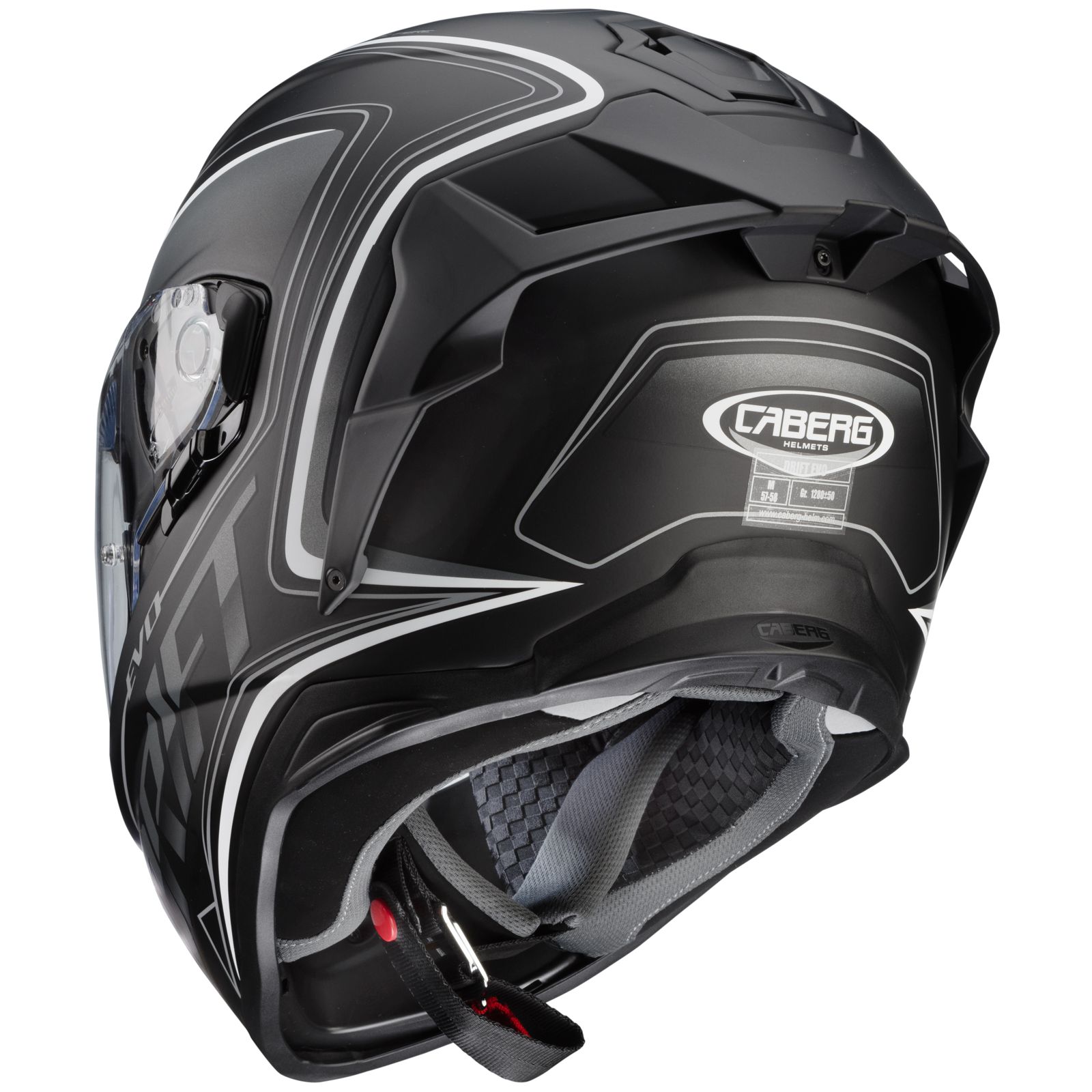 Caberg Helmet Drift Evo Integra, matte black / gray white