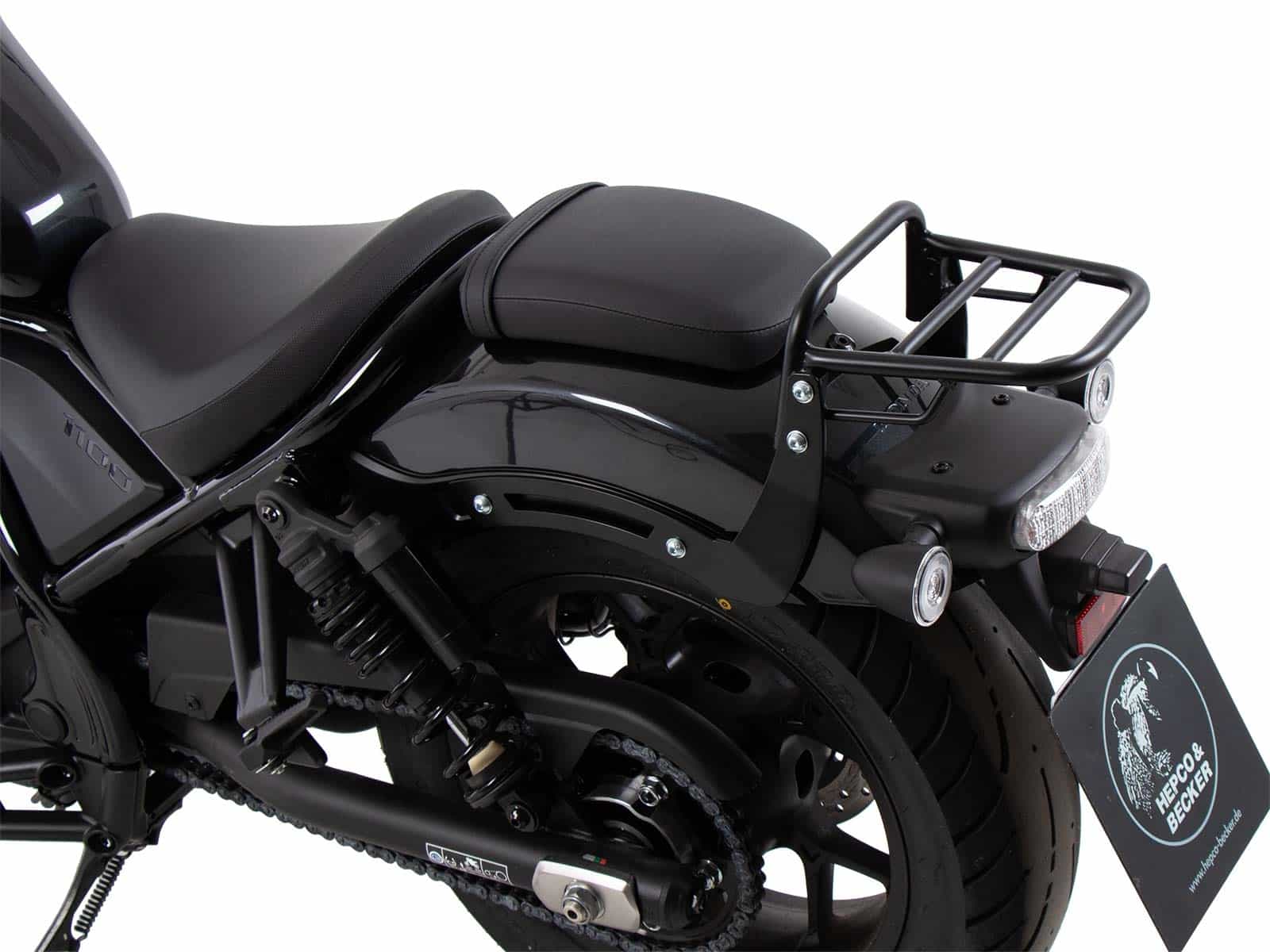 Tubular luggage rack black for Honda CMX 1100 Rebel /DCT (21-24) Hepco & Becker