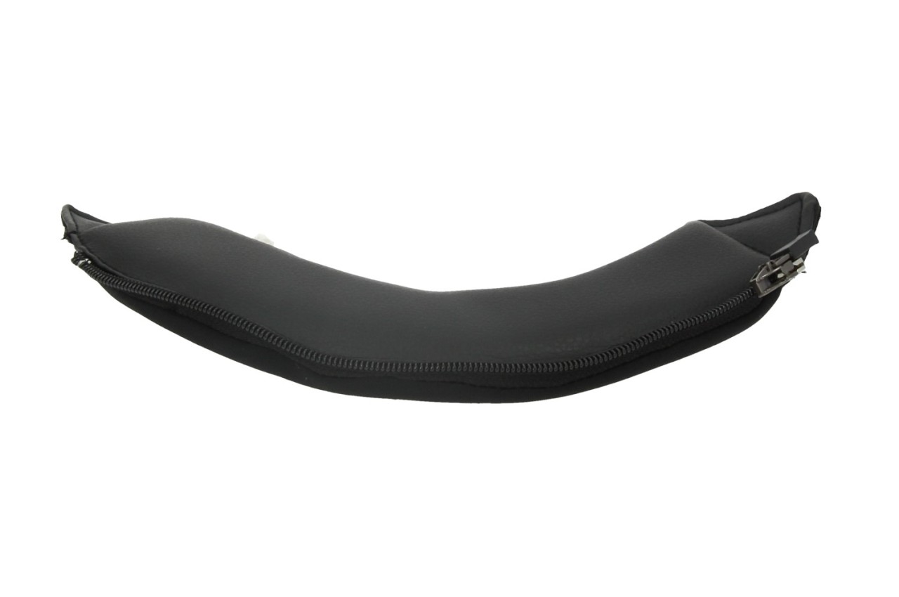 Helmo Milano neck pad, black, with zipper, washable