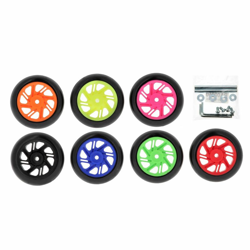 VECTOR wheels Ø 110 mm for rear wheel stand V-Holder Fixed - Red (2 pcs.)