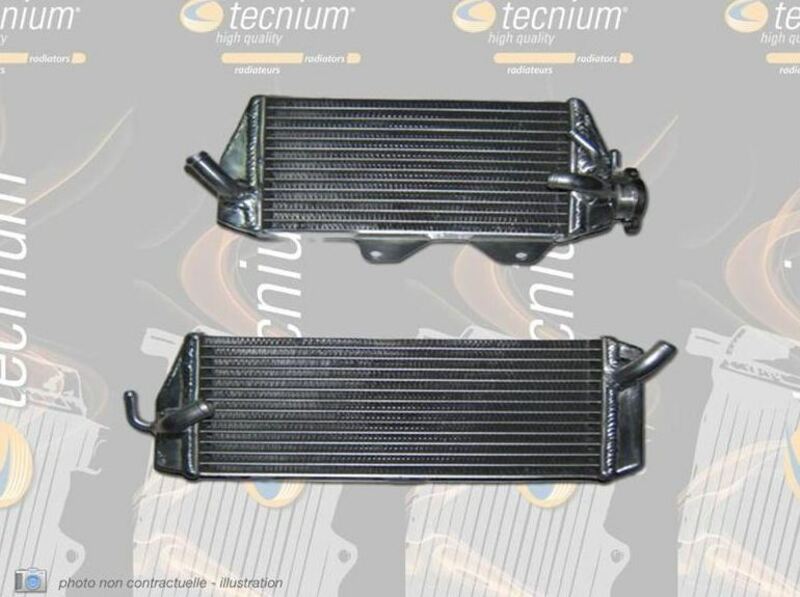 Tecnium oversize radiator left - Kawasaki KX450F