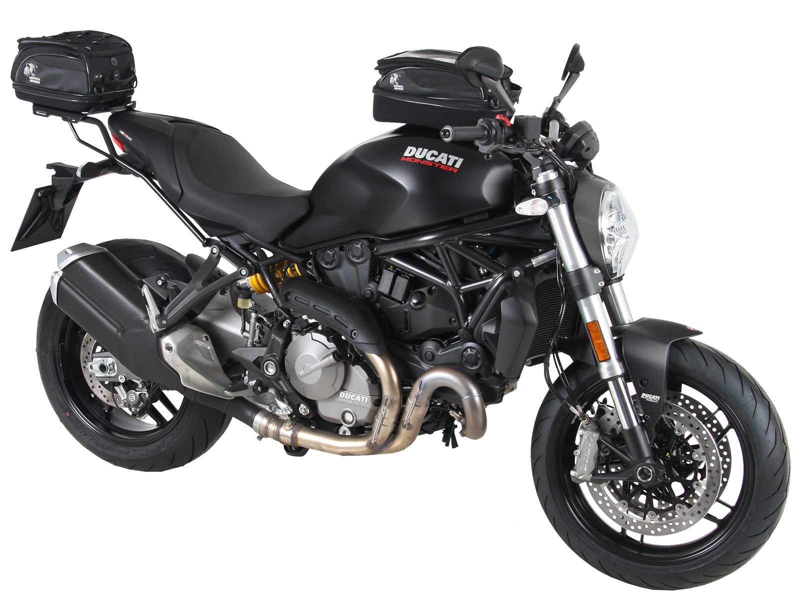 Smartrack rear carrier black for Ducati Monster 821 (18-20) Hepco & Becker
