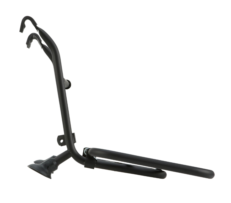 Luggage rack front for Vespa PX 80-200cc, foldable, black