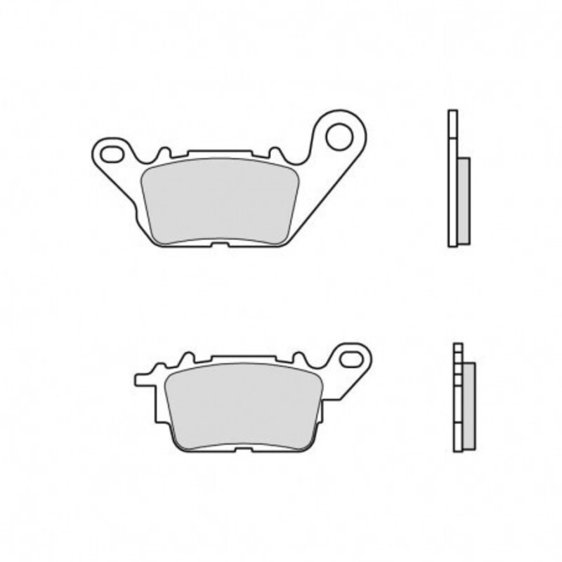 Tecnium Scooter Organic Brake Pads - ME443