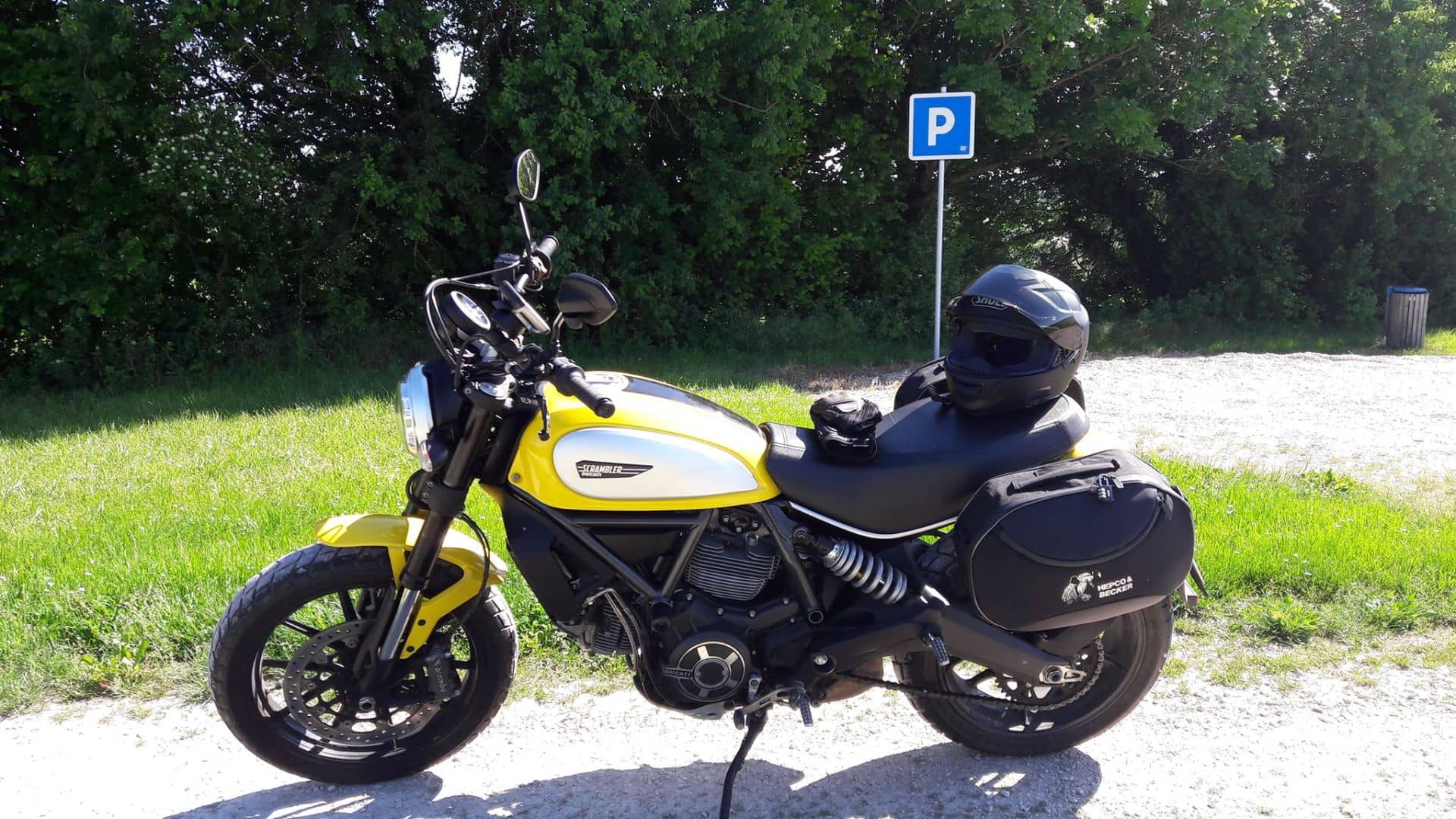 C-Bow side carrier black for Ducati Scrambler 800 (15-18) Hepco & Becker