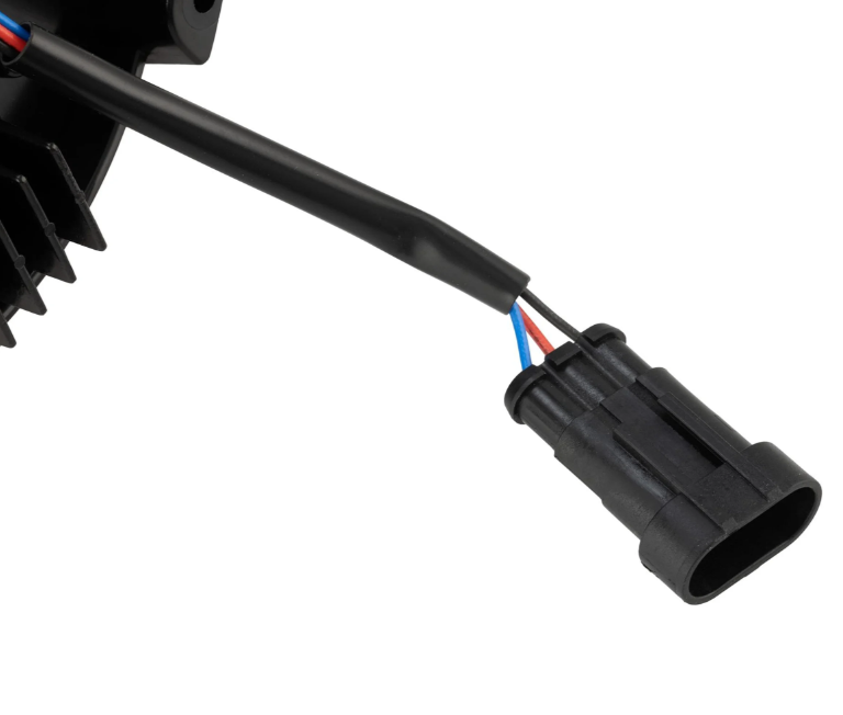 Headlight ZELIONI Black Edition LED for Vespa GTS/GTS Super HPE 125-300 (19-22), black/chrome