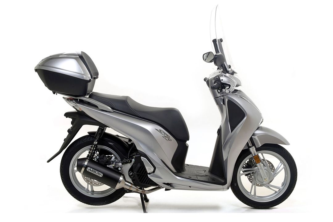 ARROW exhaust DARK URBAN for Honda SH125i / SH150i (12-)