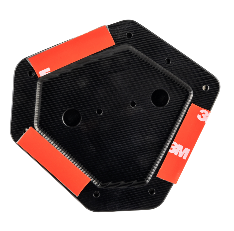 Cover for vario lid ZELIONI for Vespa GTS/GTS Super/GTV HPE 300cc, black glossy