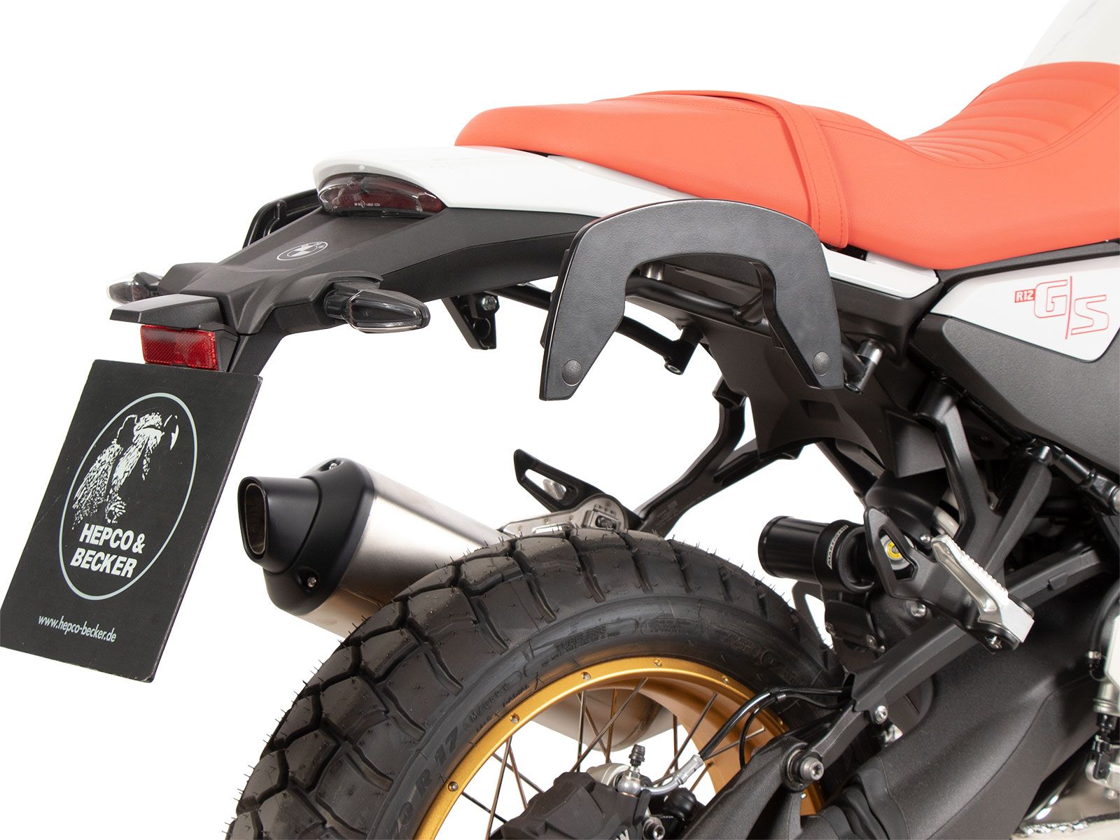 C-Bow side carrier black for BMW R 12 G/S (25-) Hepco & Becker
