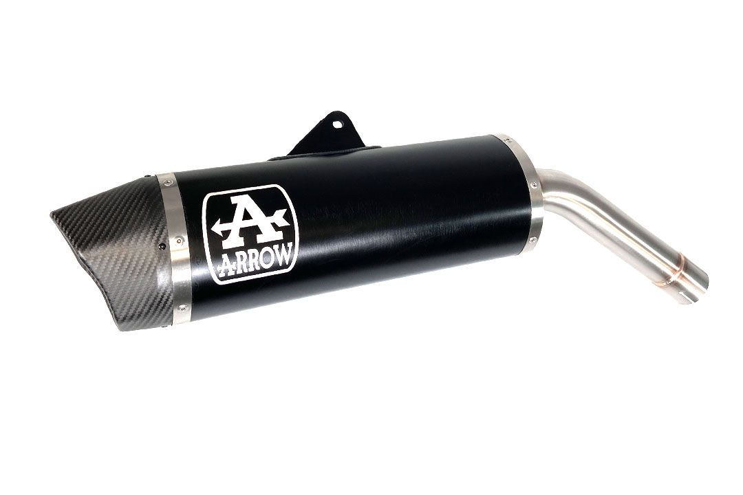ARROW MAXI RACE TECH exhaust for BMW F850GS 2018-, aluminum, black