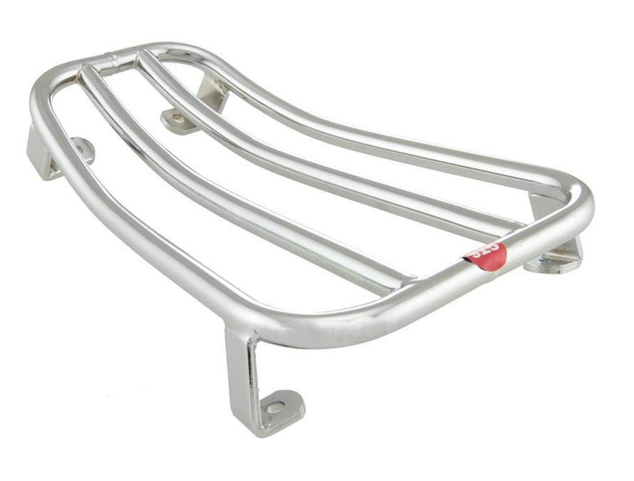 Luggage rack step-through for Vespa GTS/GTS Super/GTV/GT 60/GT L 125-300cc 4T LC, chrome