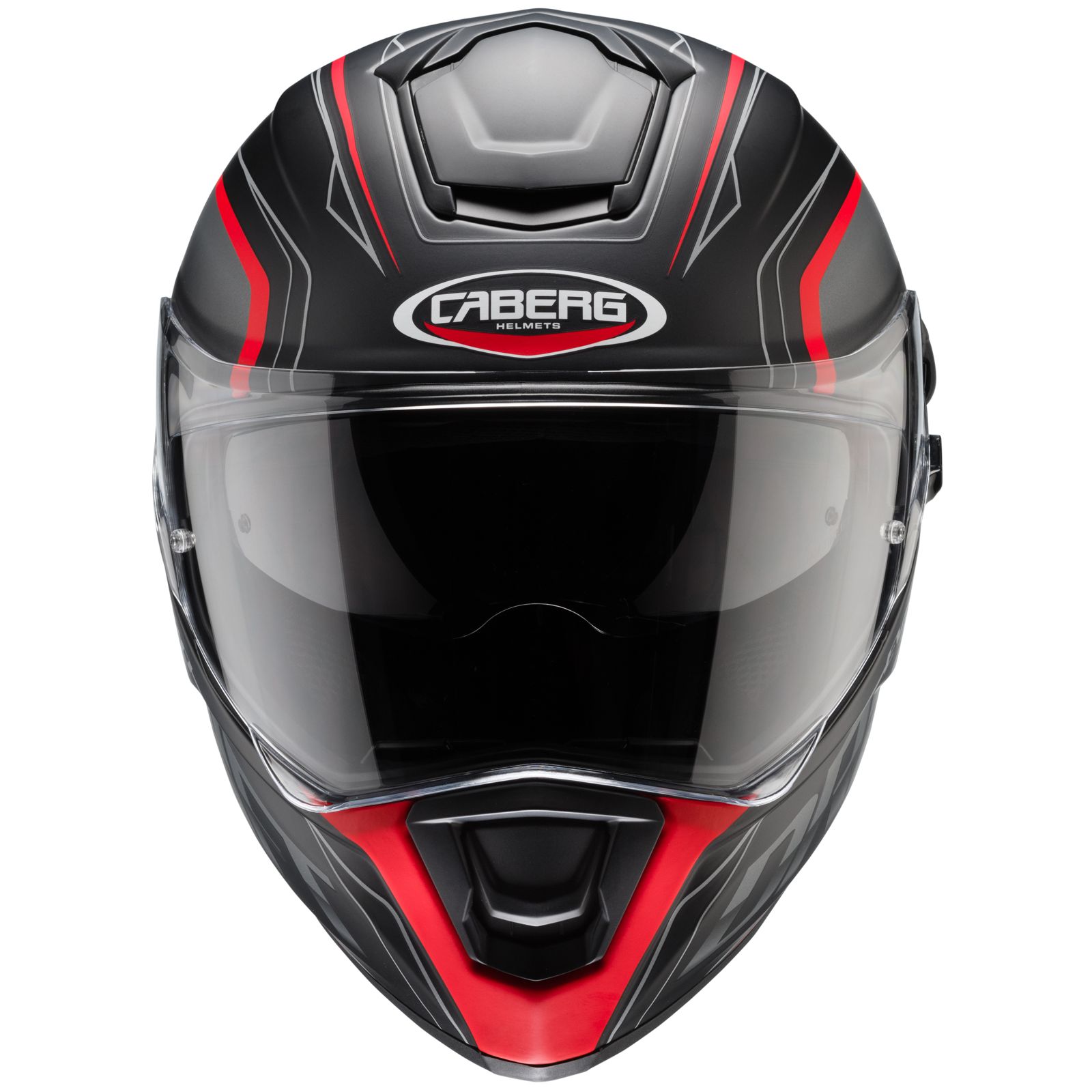 Caberg Helmet Drift Evo Integra, matte black / gray fluo red
