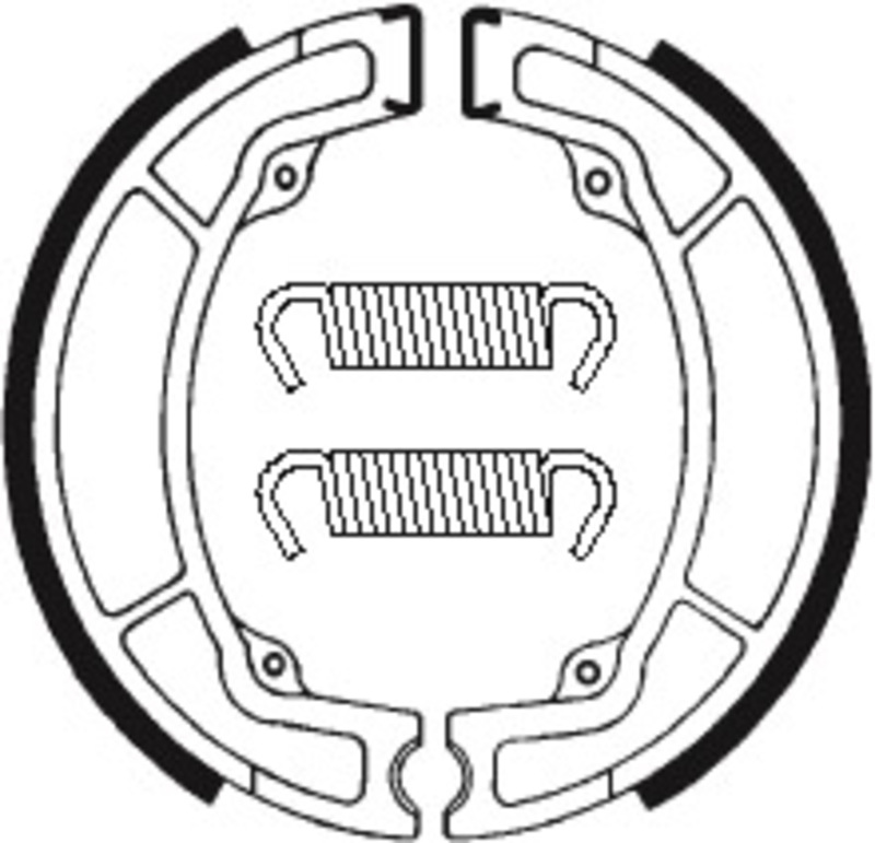 Tecnium Off-Road Organic Brake Shoes - BA033