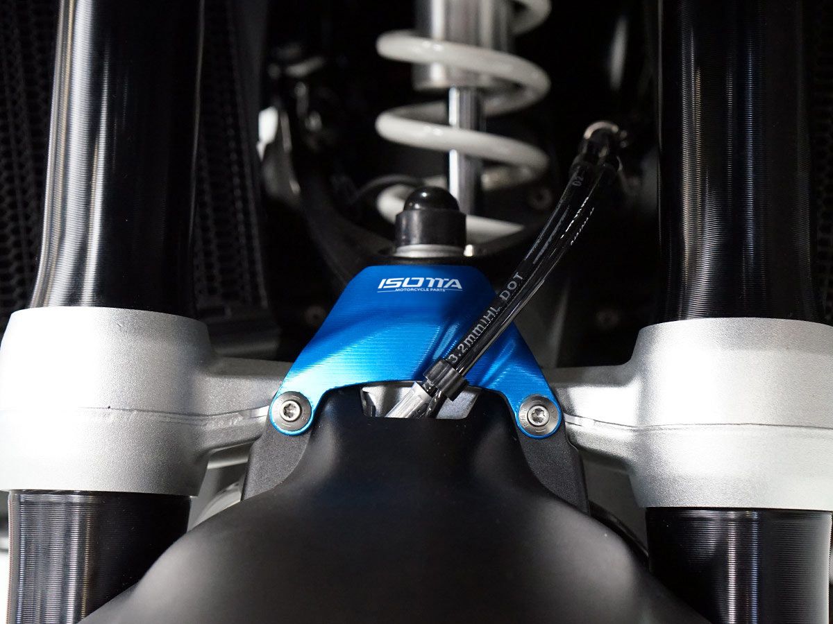 Protection for telelever joint for BMW R 1300 GS /Adventure