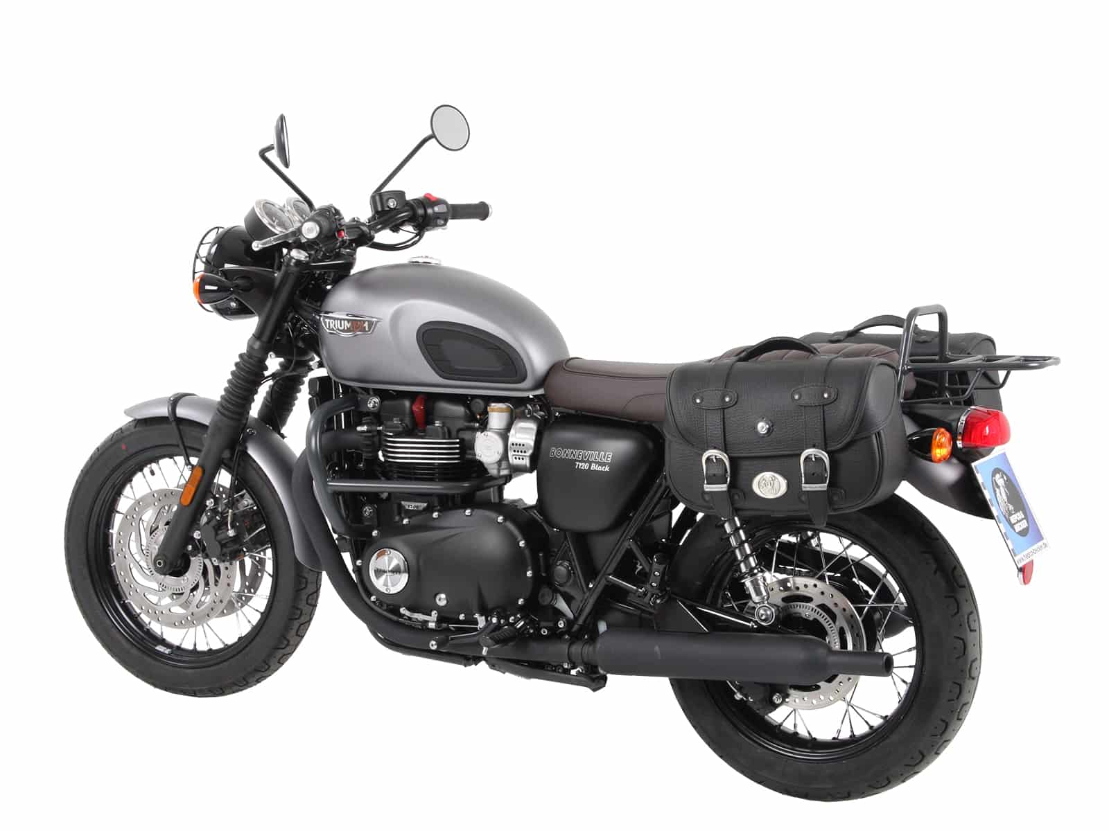 C-Bow bag holder for Triumph Bonneville T100 (17-) Hepco & Becker