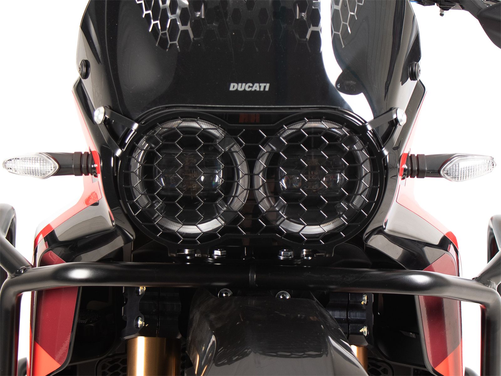 Lamp guard black for Ducati Desert X Rally (24-) Hepco & Becker