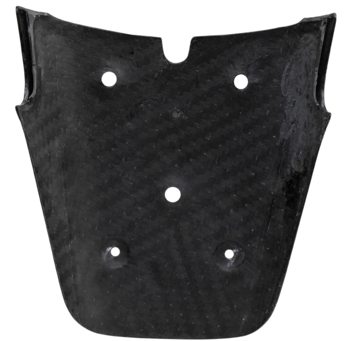 Rear license plate holder for Vespa GTS/GTS Super/GTV 125-300cc, Carbon