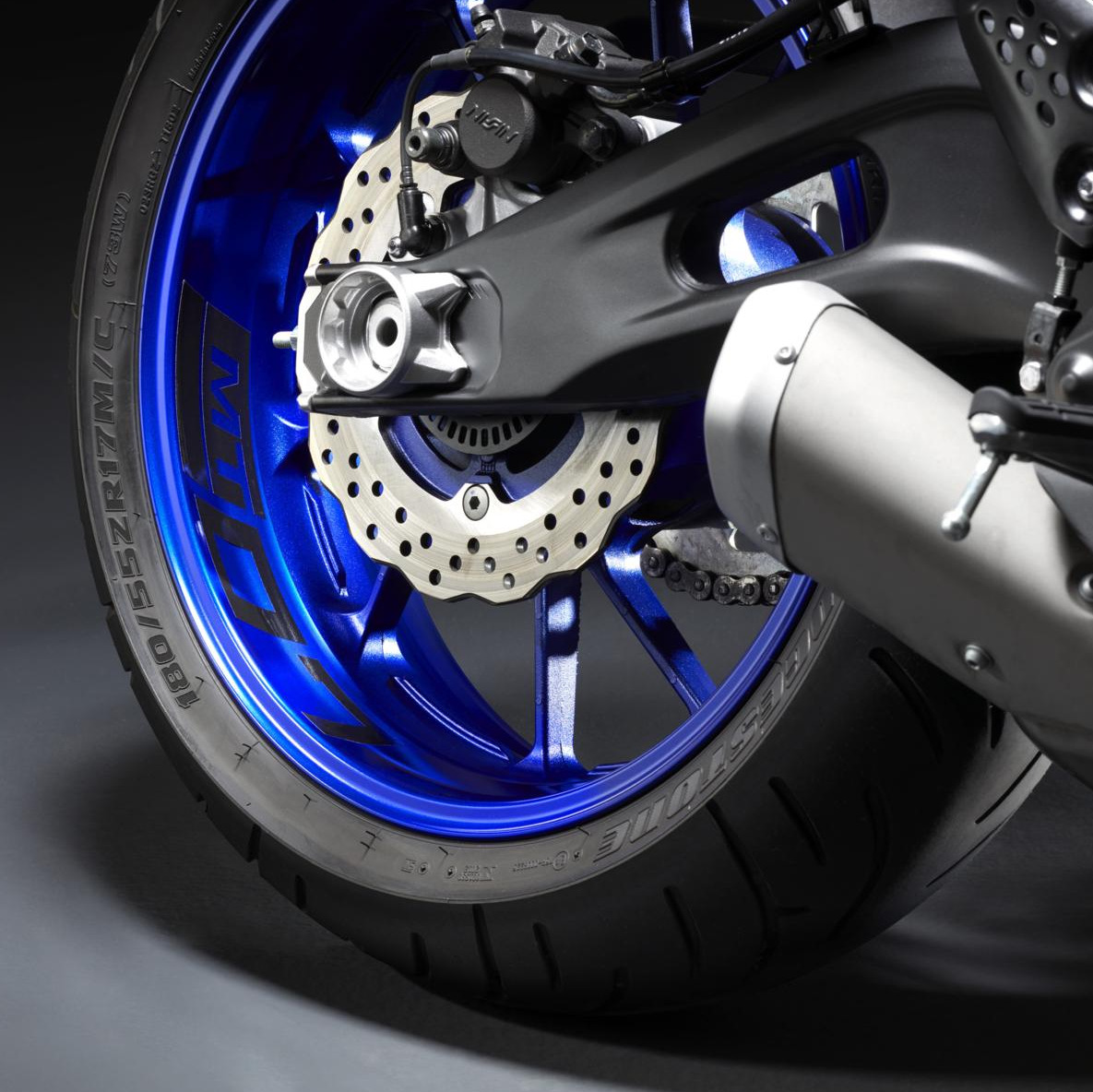 Reflective rim sticker for rear wheel for MT-07 (Bj.21-) Original Yamaha
