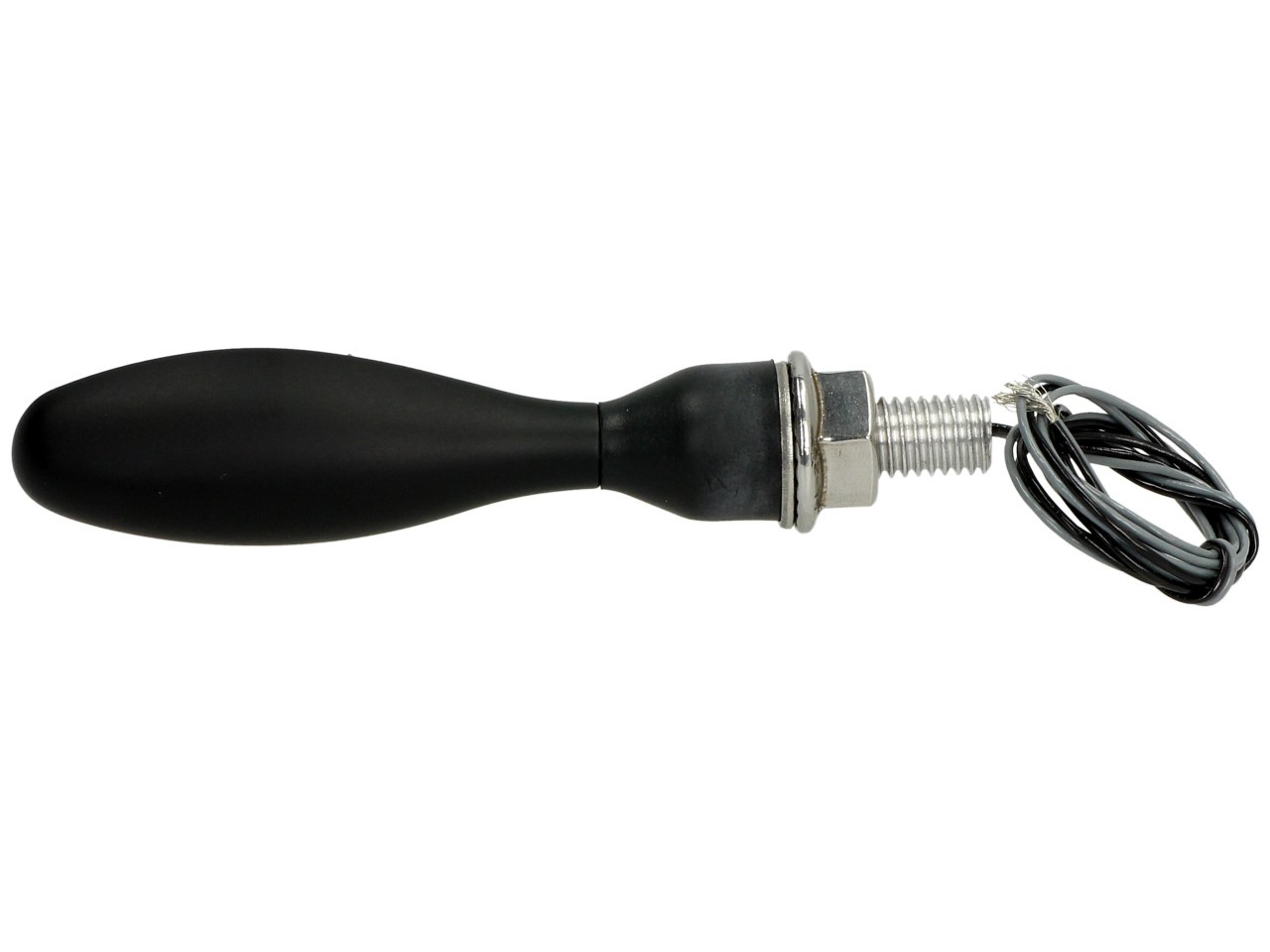 Kellermann turn signal, Micro 1000 Extreme, steel, LED, V/H, L/R, 12 V, black satin, M8x20