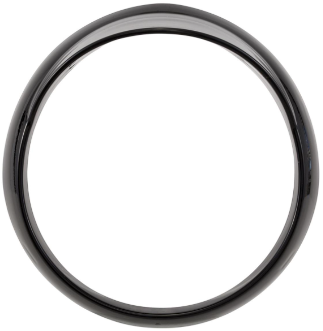 Lamp ring for Vespa Primavera 50-150cc 2T/4T, black glossy