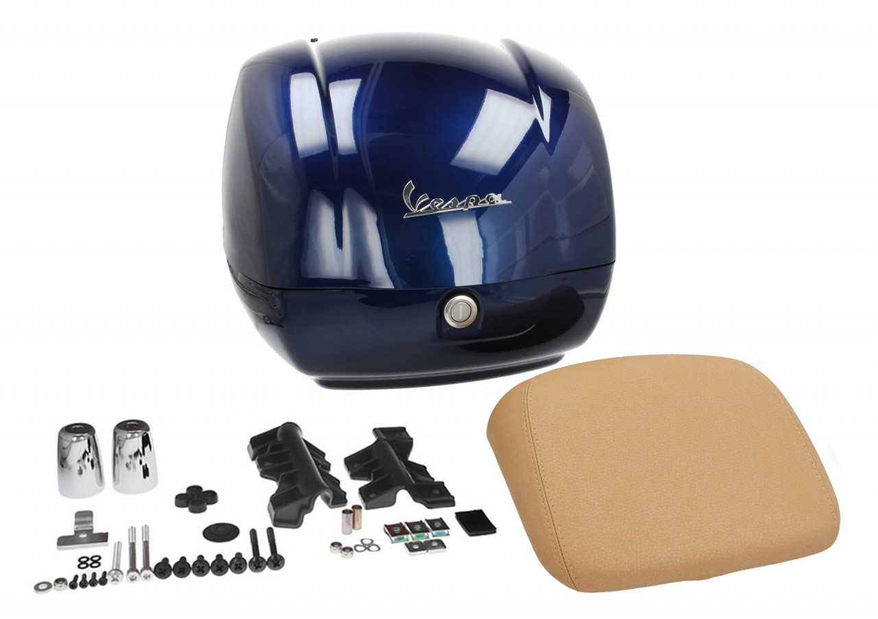 Original top case for Vespa GTS - Blue Energia 289/A 36L