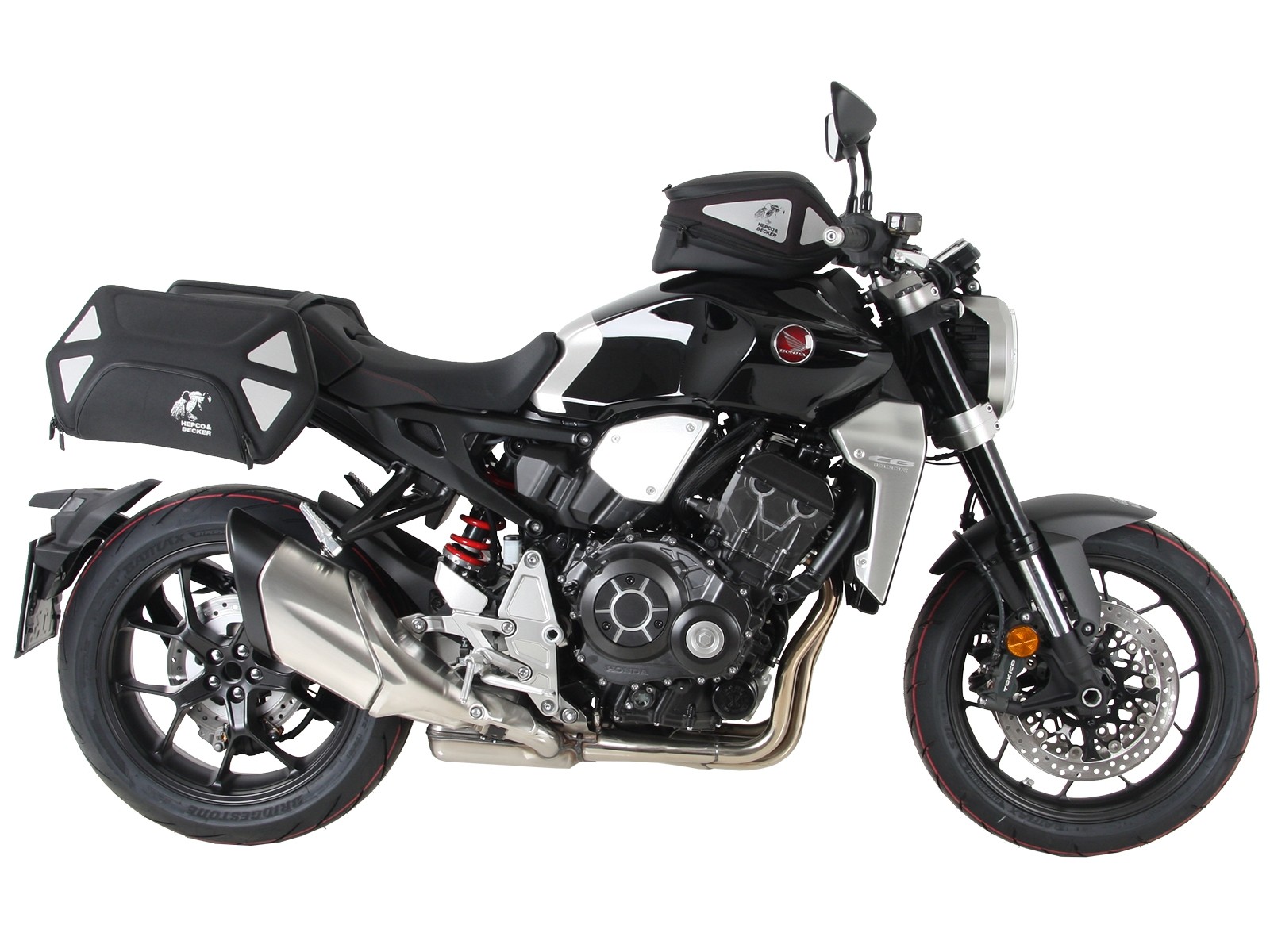 C-Bow side carrier black for Honda CB 1000 R (18-20) Hepco & Becker