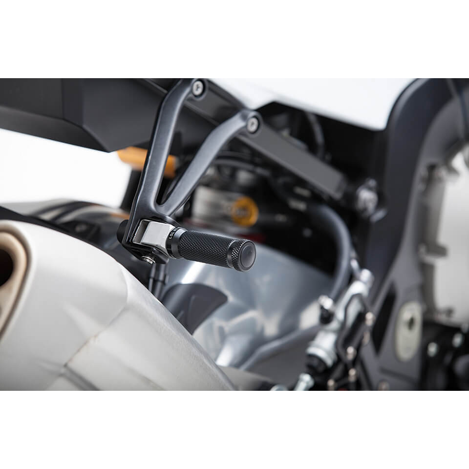 LSL Racing-Rasten, Austauschfußrasten, Länge 72 mm, schwarz