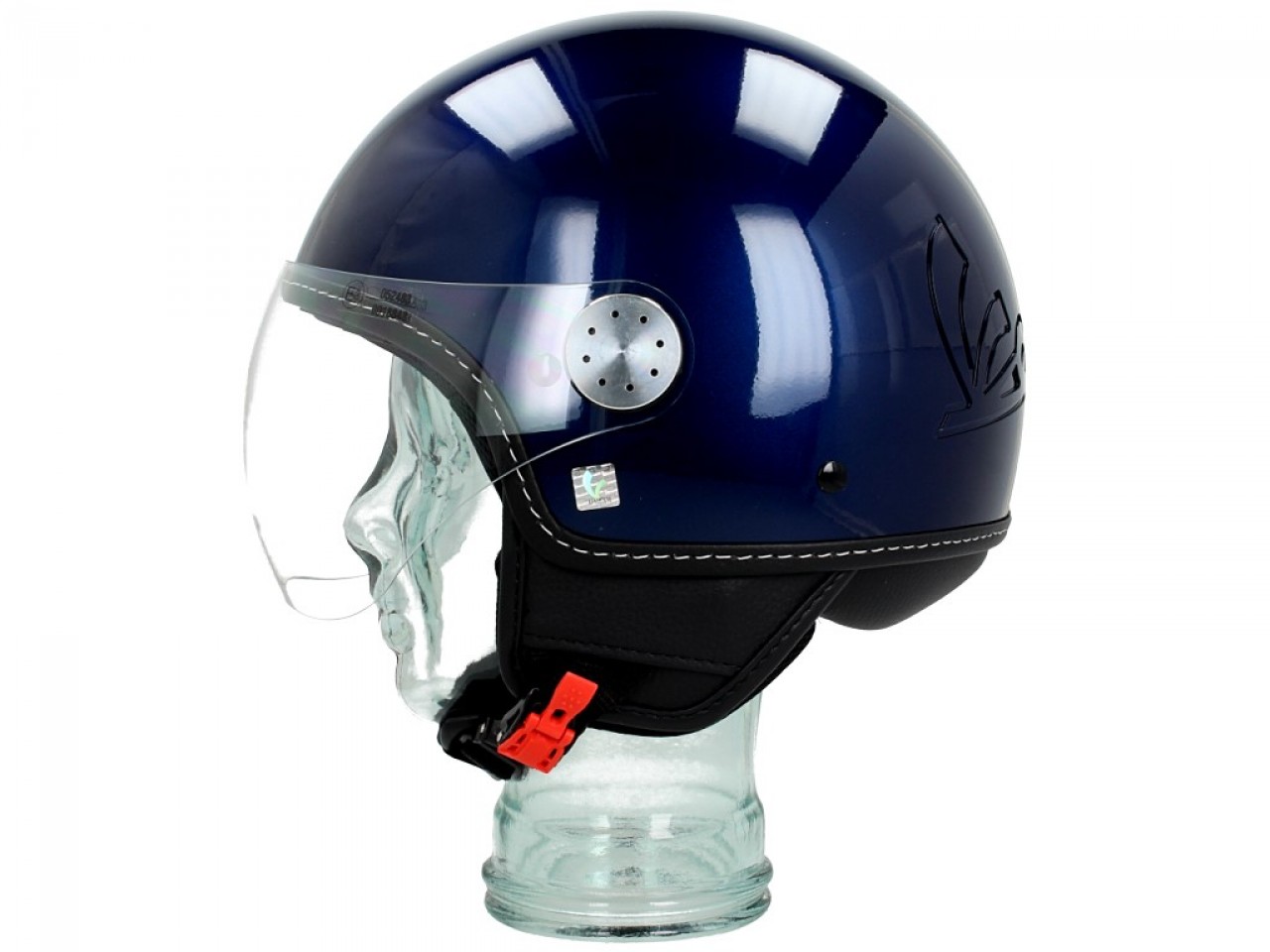 Vespa jet helmet Visor 3.0 blue energia