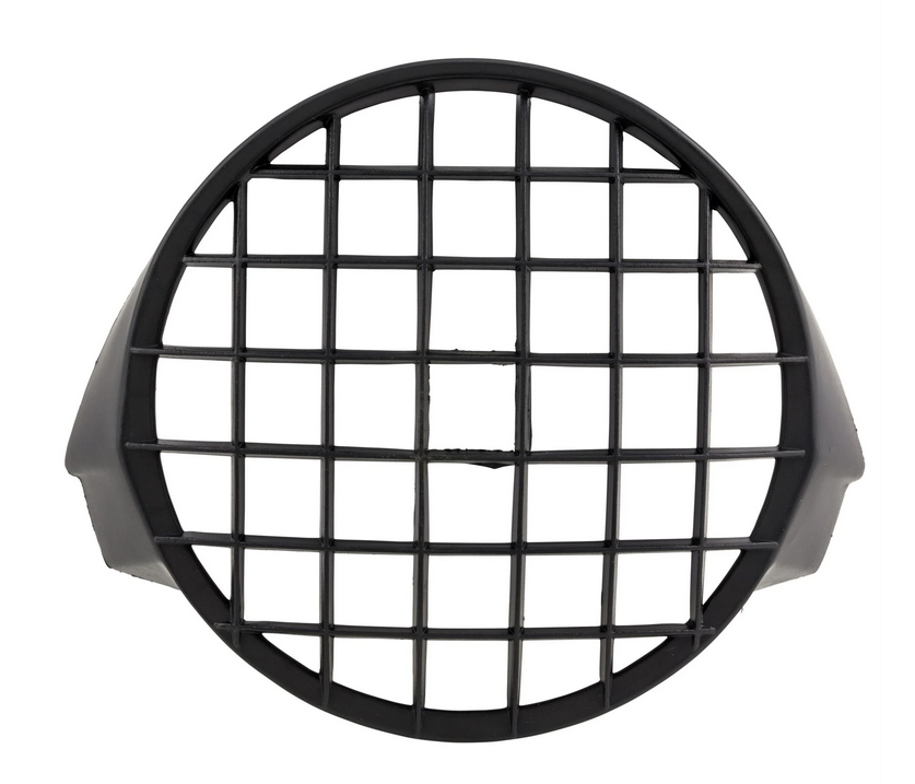 Lamp grille for headlight CUPPINI for Vespa PX 80-200cc, black