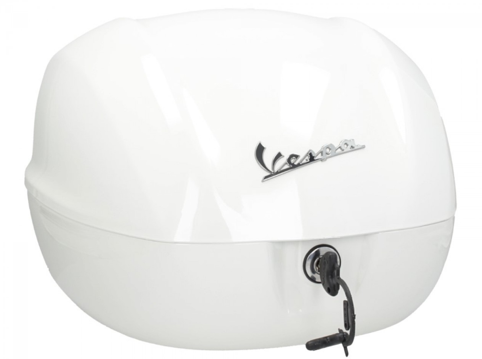 Original Topcase 32 l. for Vespa Primavera / Sprint / GTS / PX - White Montebianco / Innocenza 544