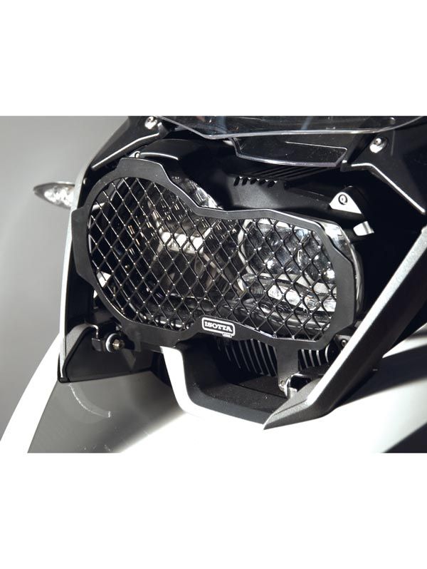 Folding headlight guard for BMW R 1200 GS LC (13-16), black