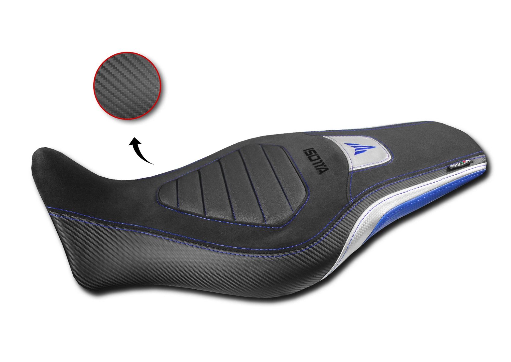 Seat cover "Comfort" blue for Yamaha MT-09 (21-23)