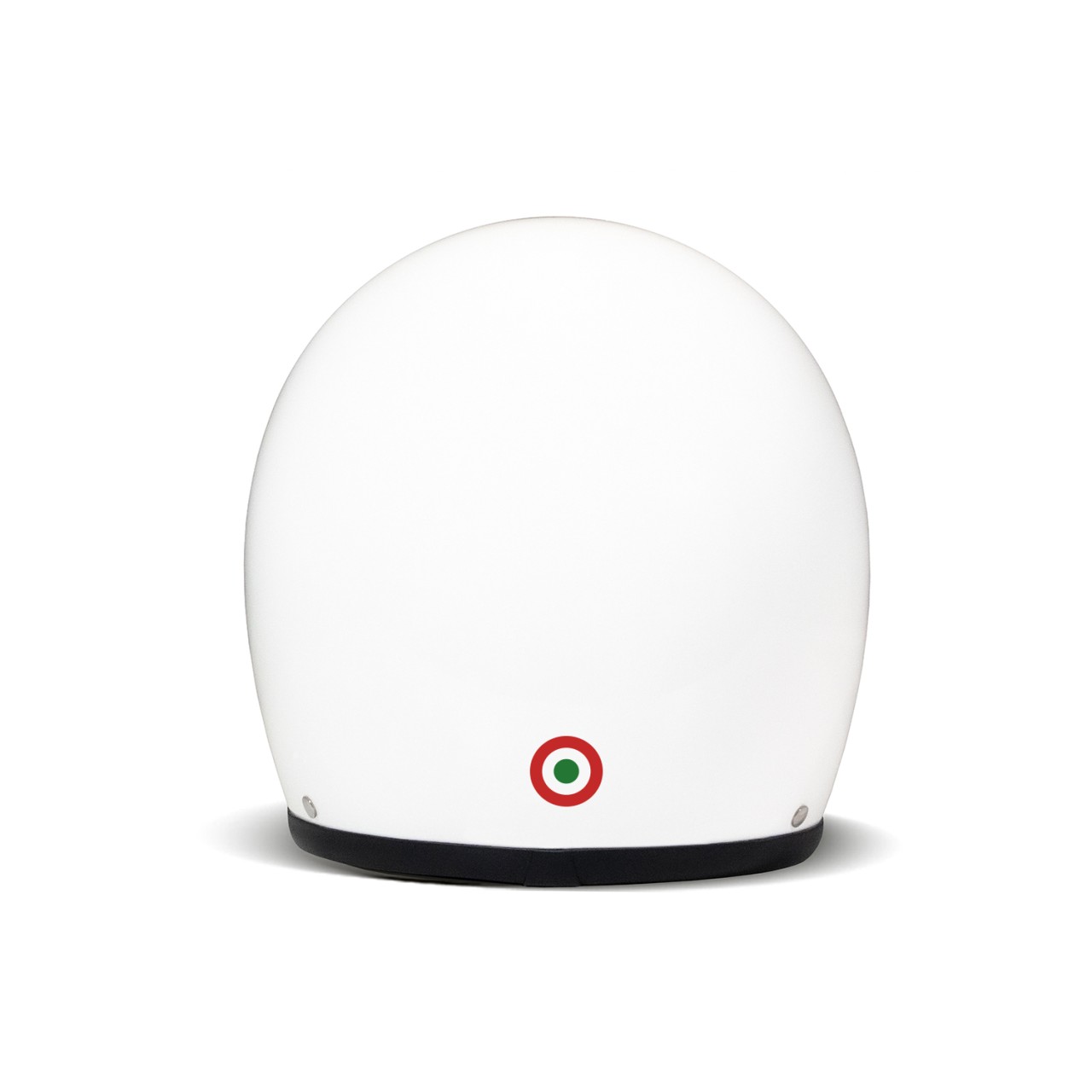 DMD Jet Helmet Retro, white, glossy, Ita White, fiberglass, ECE 22.06