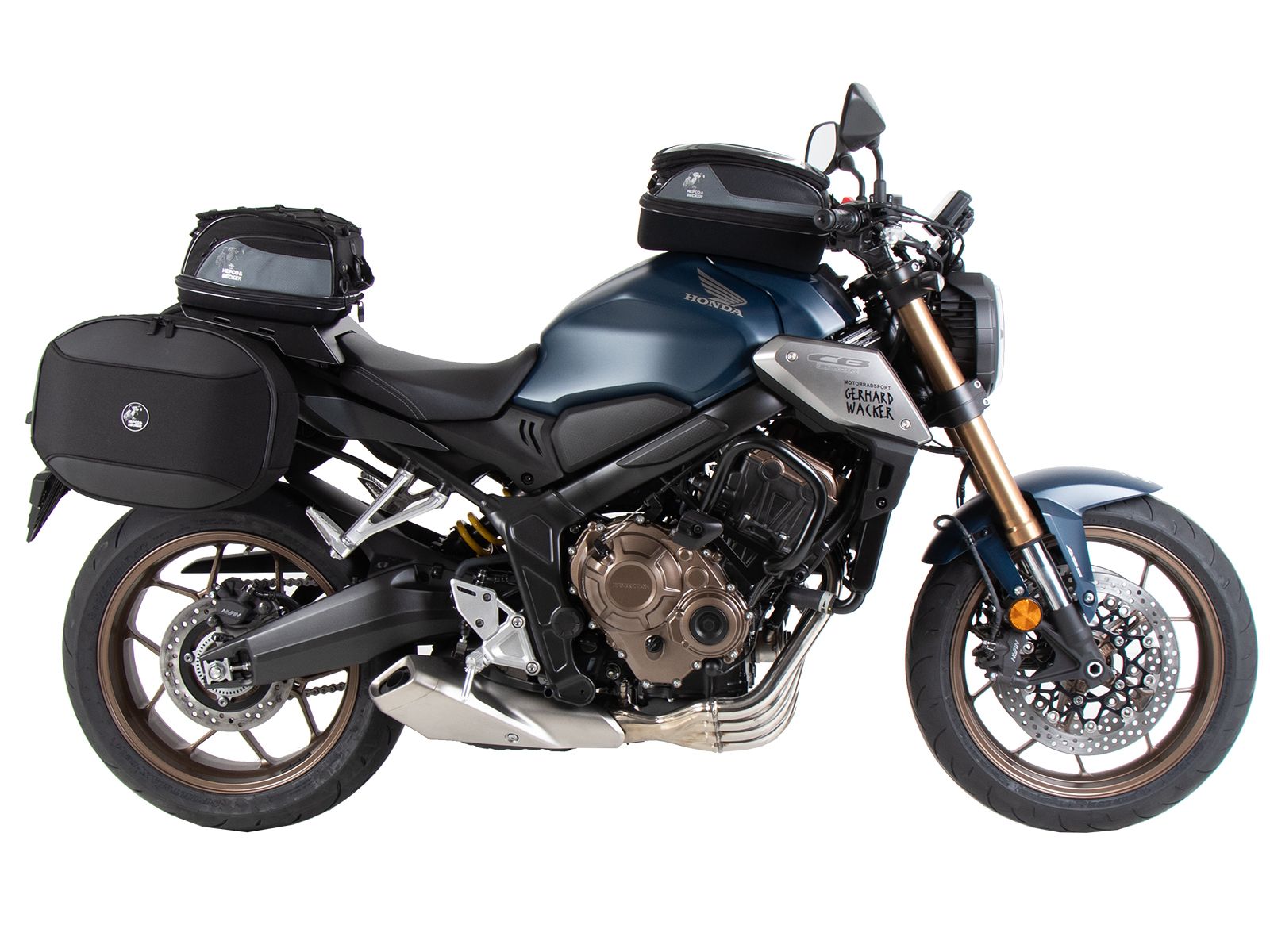 C-Bow side carrier black Honda CB 650 R (21-23) Hepco & Becker