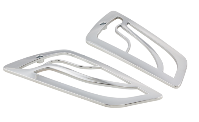 Turn signal grille right and left, front for Vespa GTS/GTS Super/GTV/GT 60/GT/GT L, chrome