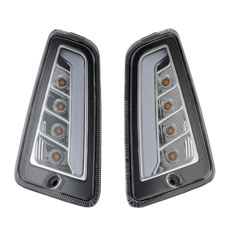 Turn signal kit front & rear for Vespa GTS/GTS Super/GTV 125-300cc, clear
