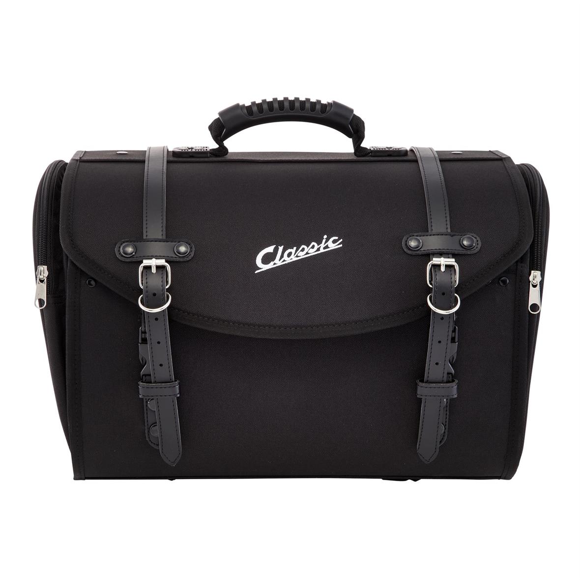 Classic" large bag for Vespa - black, nylon
