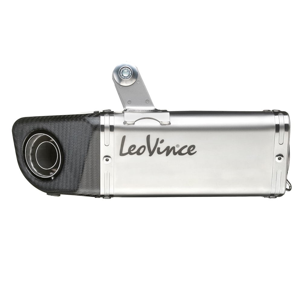 LeoVince exhaust system Underbody Evo 2, Slip On for Kawasaki ER-6n/f / Ninja 650R / Versys 650