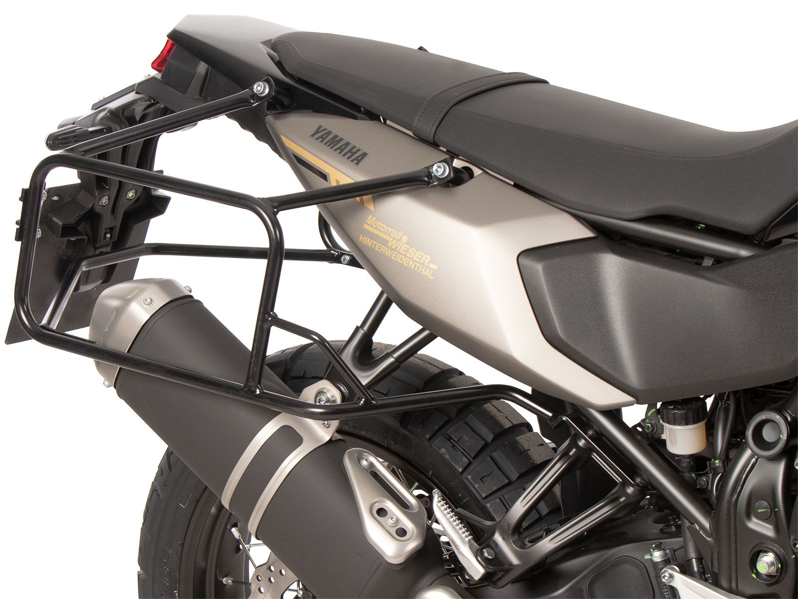 Side case carrier fixed black for Yamaha Ténéré 700 (25-) Hepco & Becker