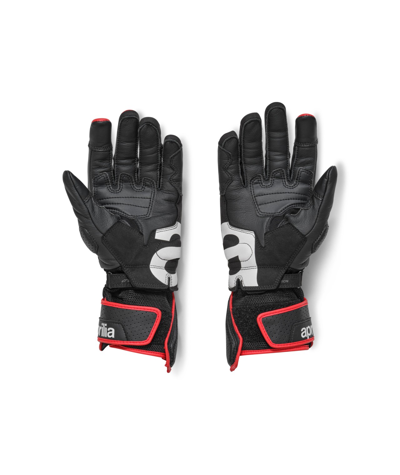 Aprilia long leather gloves Throttle by Alpinestars