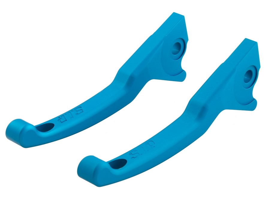 Sport lever set brake Shorty for Vespa, right and left, blue matt