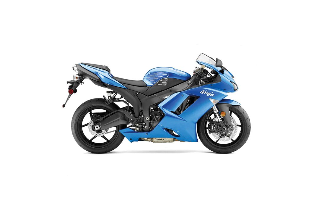 Stompgrip hybrid Volcano for Kawasaki ZX6R 2007-08